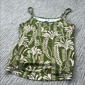 Women’s tropical print Cabi camisole